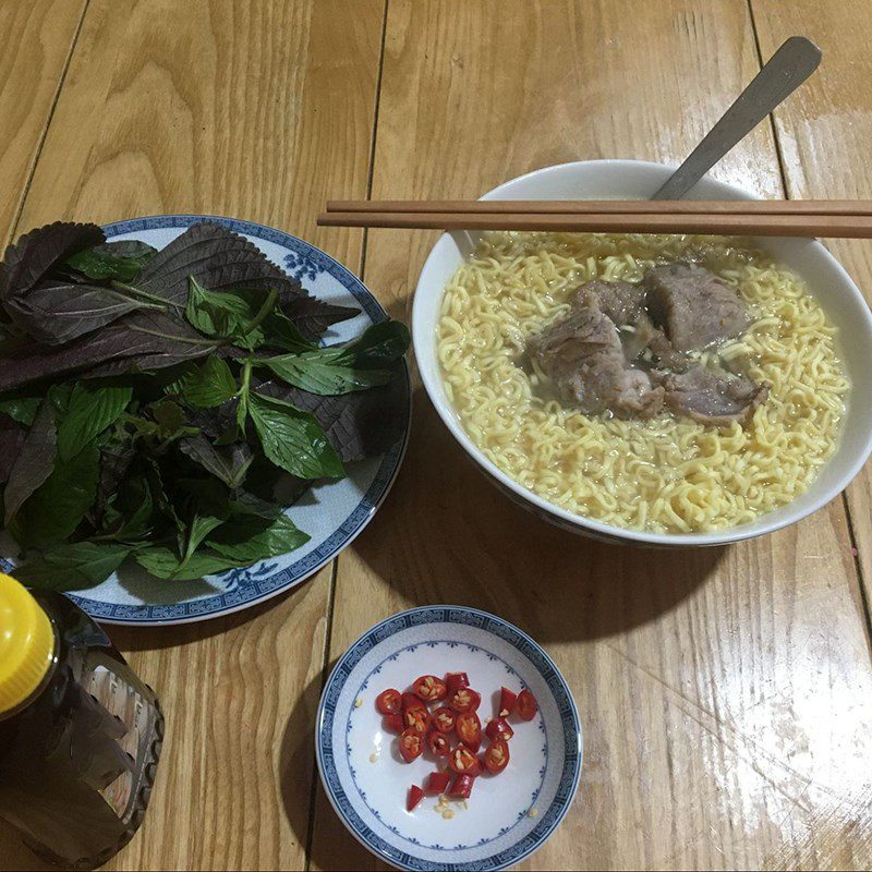 Step 4 Completion Pork bone noodles