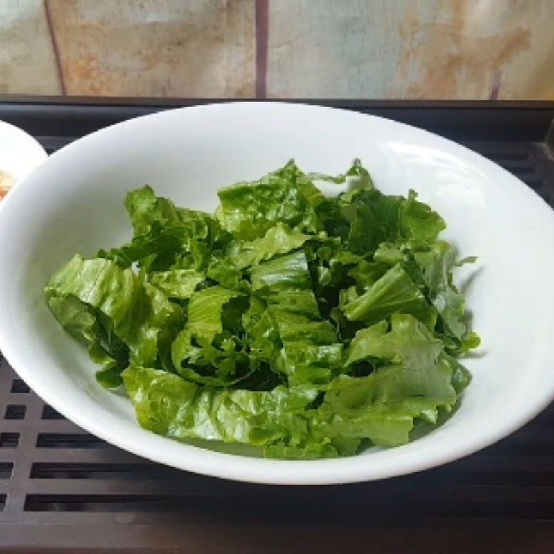 Step 5 Completion Sweet and sour beef noodle salad