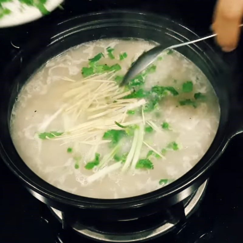 Step 4 Completion Traditional Clam Porridge