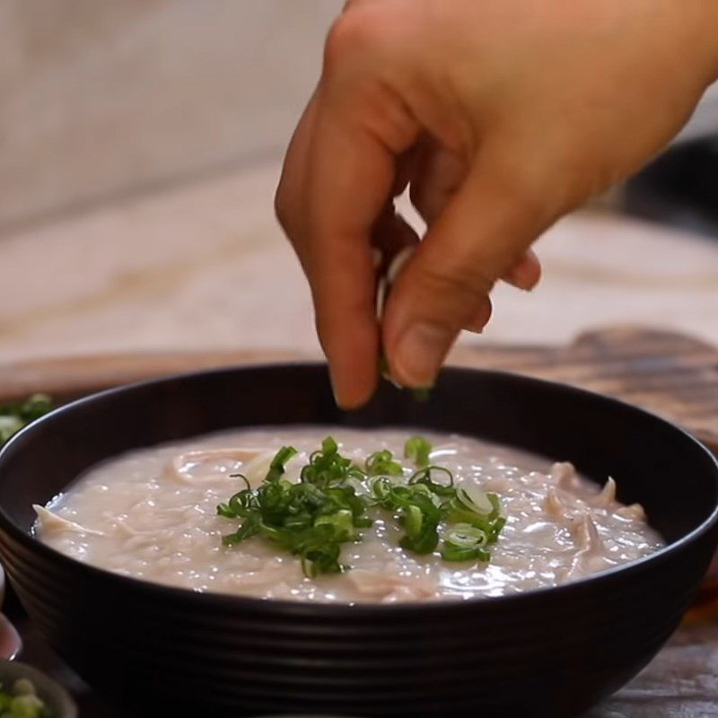 Step 6 Complete Shredded Chicken Porridge