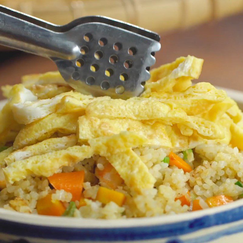 Step 6 Completion Yangzhou Fried Rice