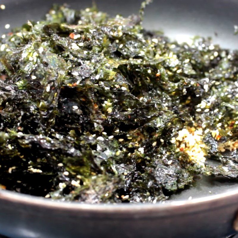 Step 5 Completion Roasted seaweed with sesame salt