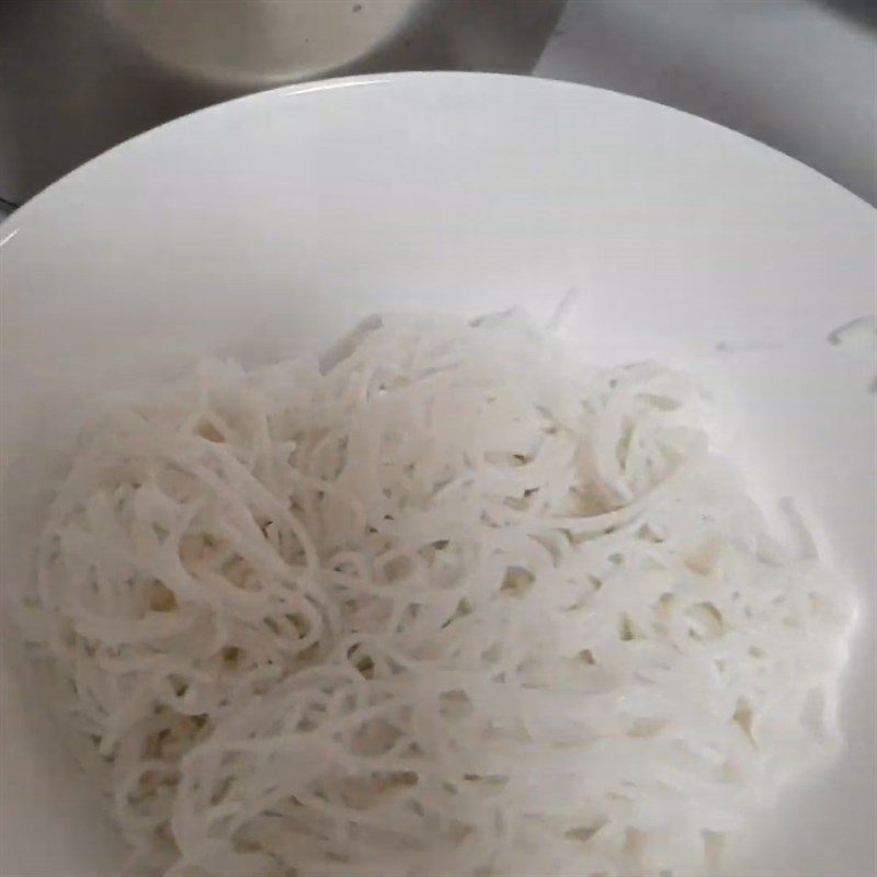 Step 6 Completion Bún chả cá Đà Nẵng