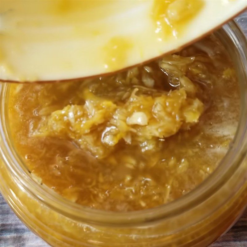 Step 4 Completion Honey Steamed Garlic