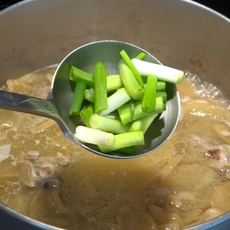 Step 4 Completion Pickled Radish Soup (Xá Bấu)