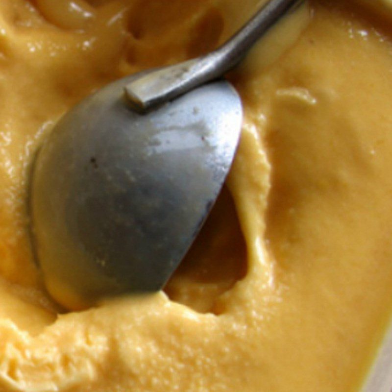 Step 4 Completion Mango Yogurt Ice Cream