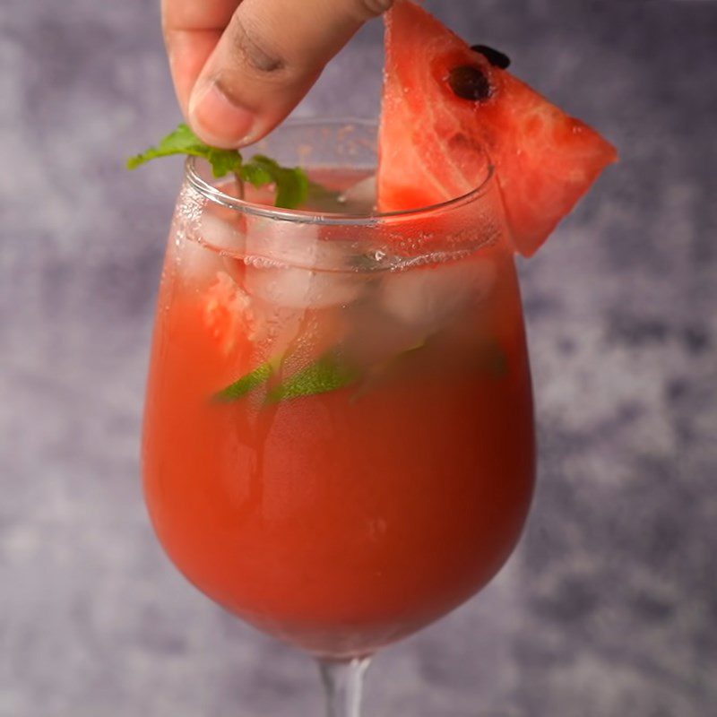 Step 3 Complete Watermelon Mint Juice