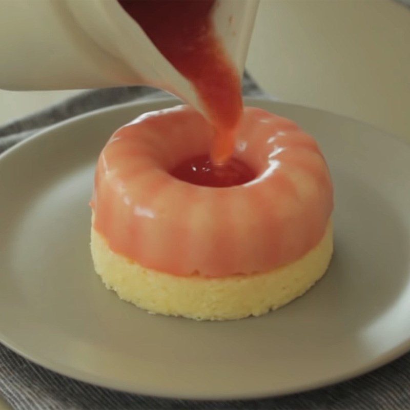 Step 7 Completing the grapefruit mousse cake