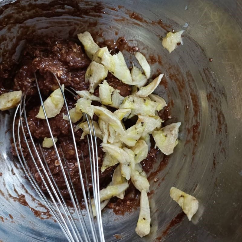 Step 3 Complete the dough mixture Banana Cinnamon Cookies