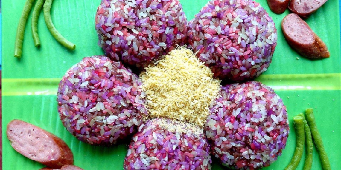 how to cook 5 color sticky rice with natural color delicious and beautiful 11920