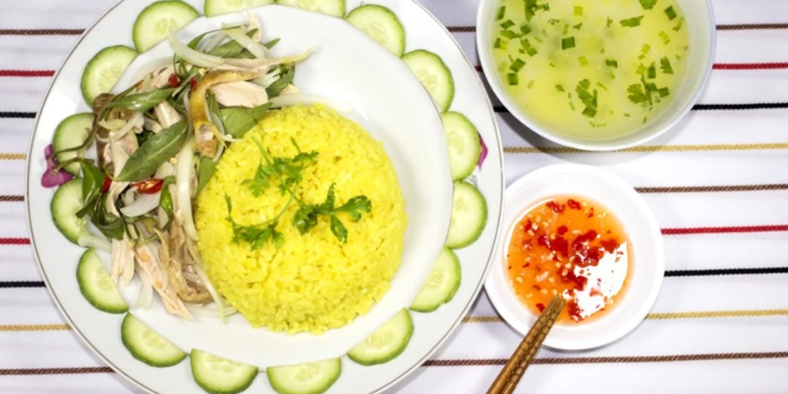 how to cook chicken rice phu yen delicious attractive standard flavor like restaurant 11518