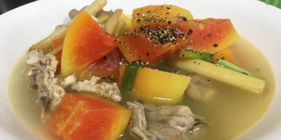 how to cook chicken soup with green papaya delicious simple at home 12850