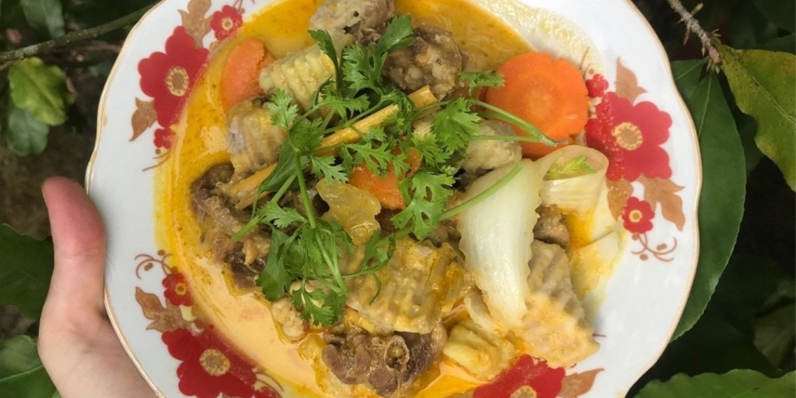 how to cook curry with pumpkin and sweet potato delicious and attractive 06275