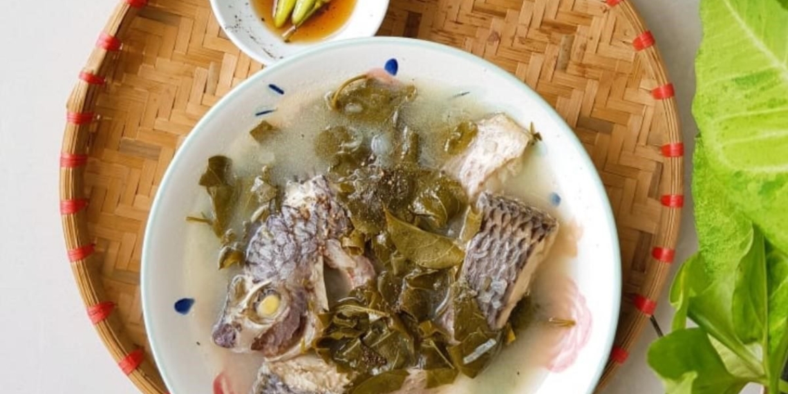 how to cook fish soup with giang leaf super delicious simple for 15509