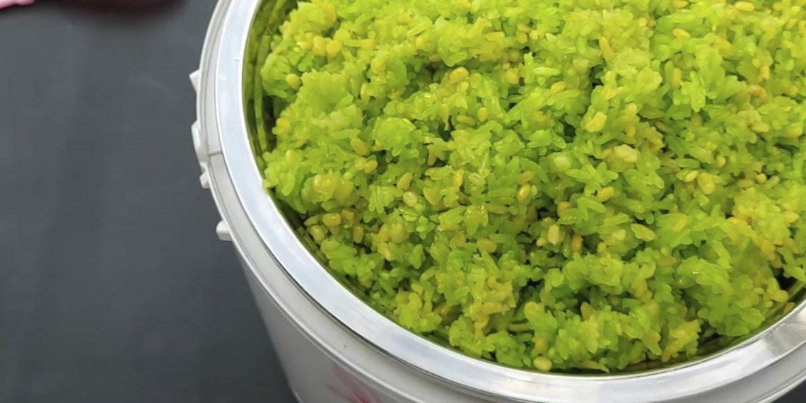 how to cook green bean rice in a rice cooker deliciously steamed 14689