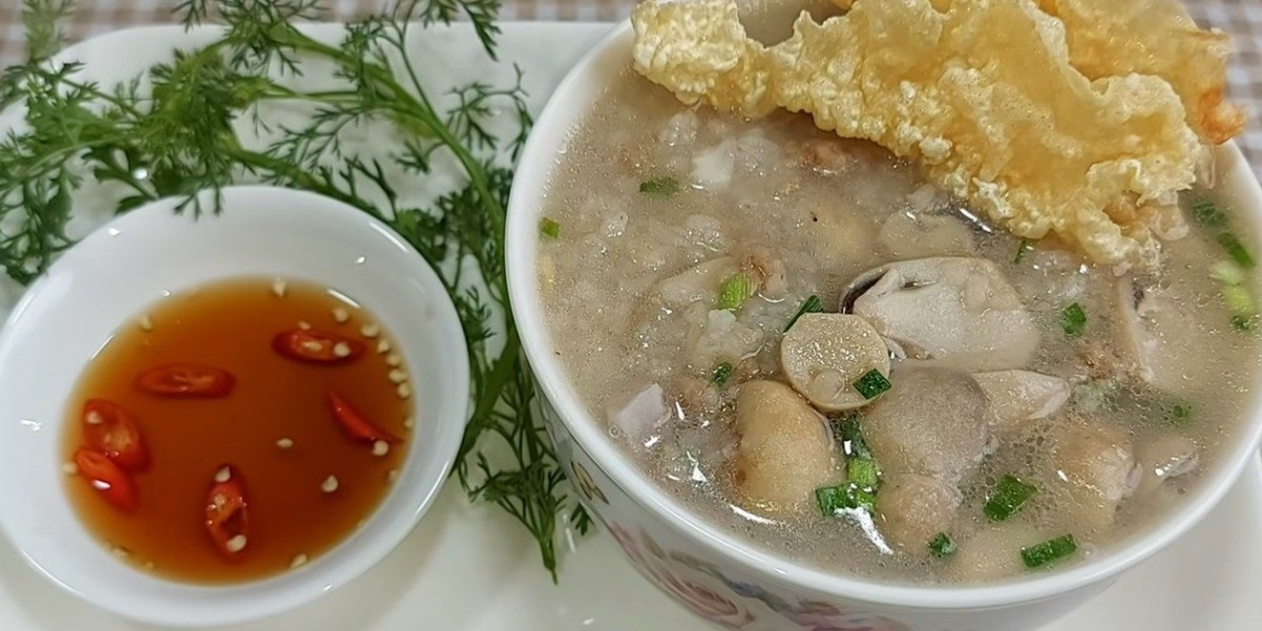 how to cook meat porridge with bam chay simple at home 10092