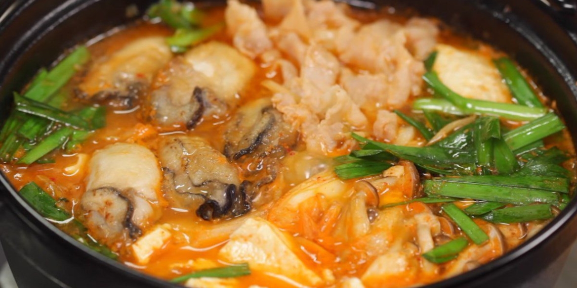 how to cook sour sweet kimchi soup delicious with rice 17149