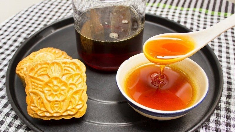 how to cook syrup for baked mooncake and standard jam beautiful color 12691