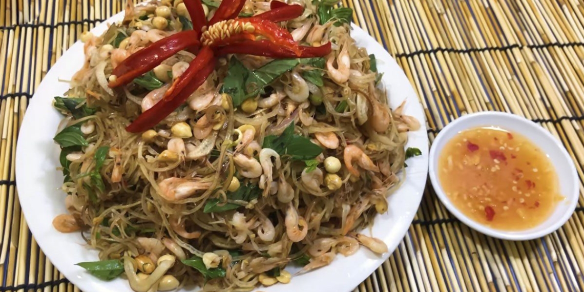 how to make banana flower salad with delicious scented mustard 08391