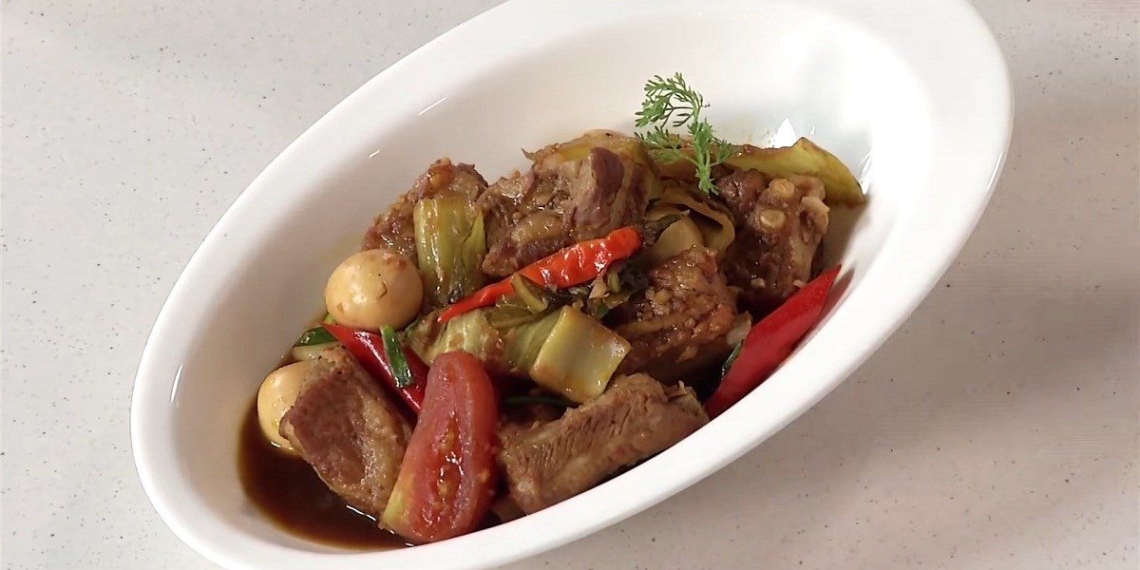 how to make braised ribs with sour pineapple 08119