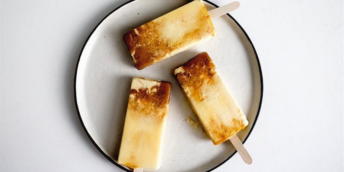 how to make caramel custard ice cream on a stick very beautiful 02910