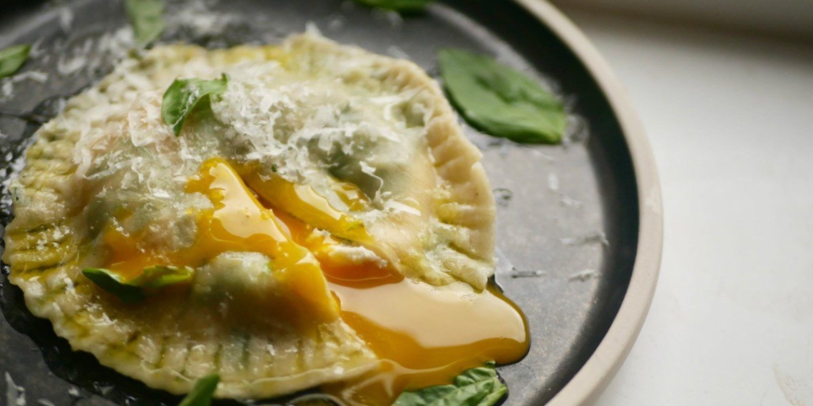 how to make cheese egg vegetarian ravioli delicious easy 06910