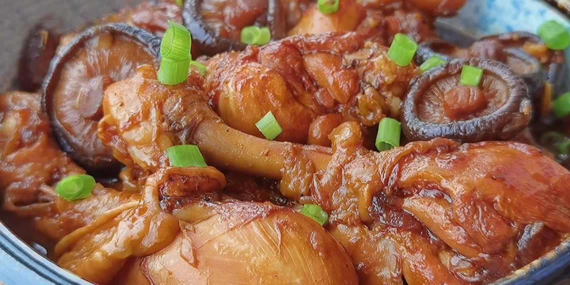 how to make chicken braised with nam dong co fresh sweet tasty 08155