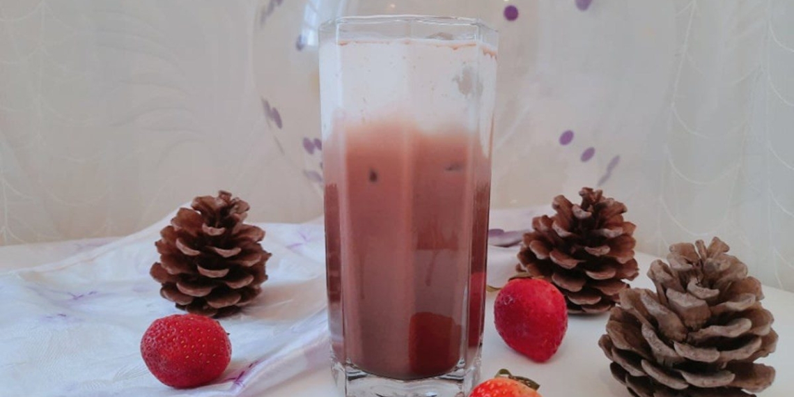 how to make chocolate milk tea with cheese delicious sweet 16884