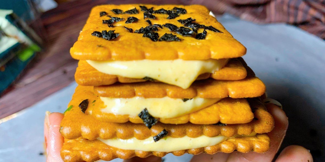 how to make crispy cheese flavored seaweed cookies 16604