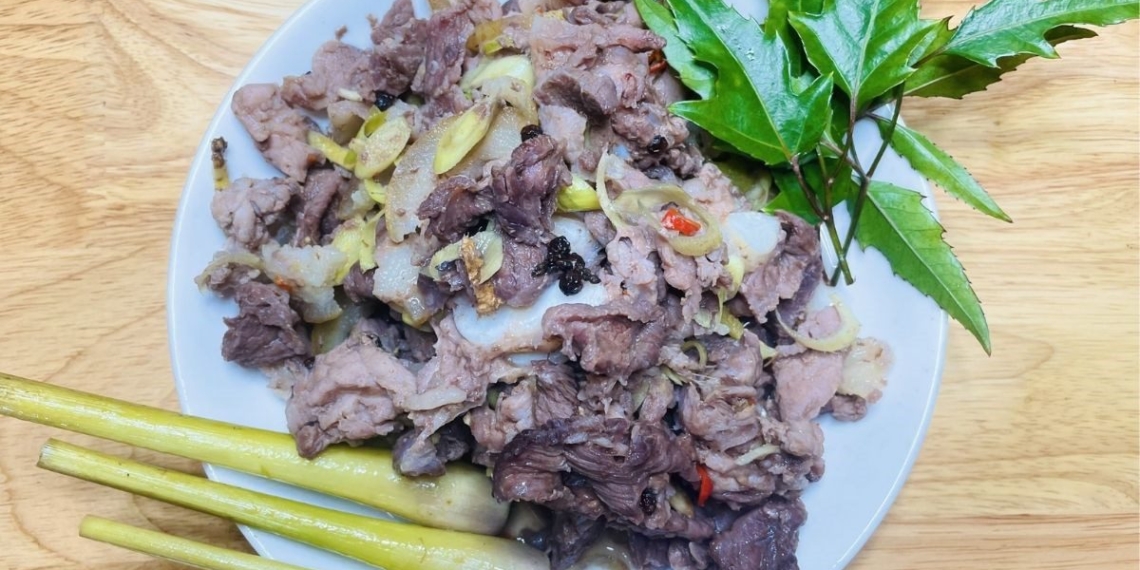 how to make delicious and attractive steamed deer meat for snacking 14389