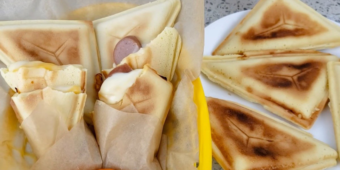 how to make delicious cheesy triangle hotdog bread 12390