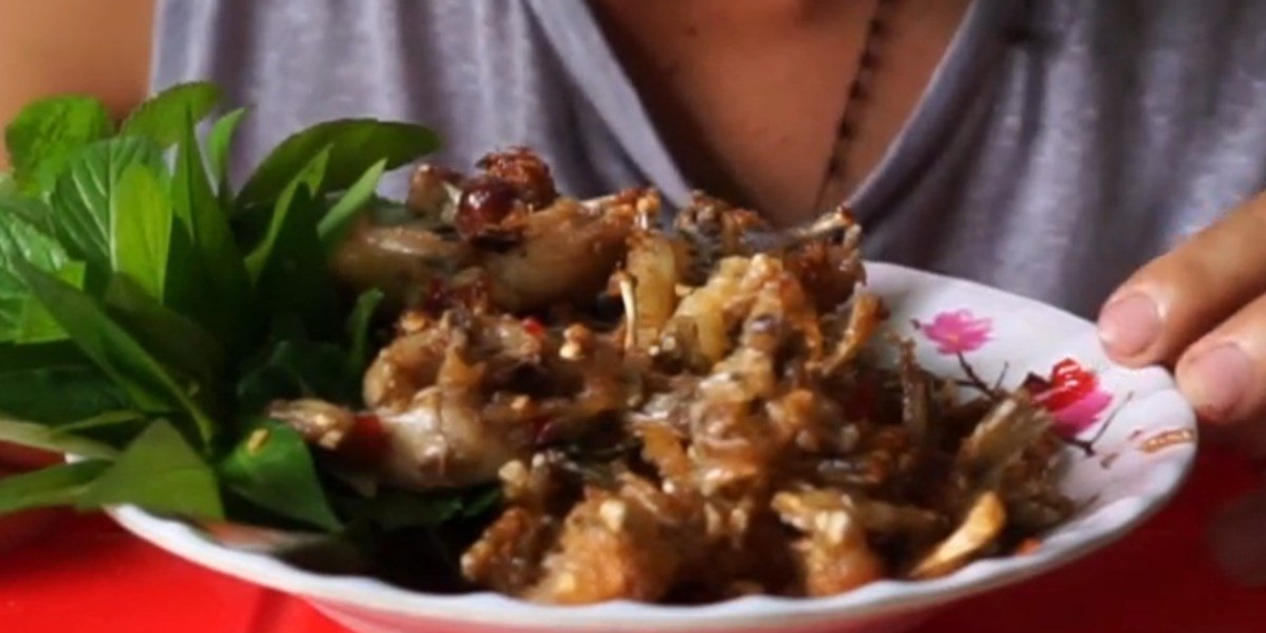 how to make delicious fried frog with fragrant garlic 15422