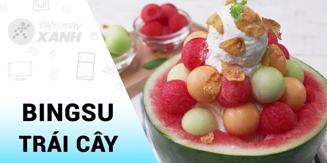 how to make delicious fruit bingsu easy to make at home 01273