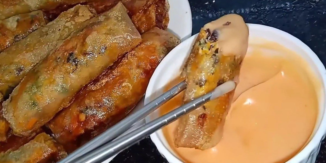 how to make delicious salmon spring rolls 13896