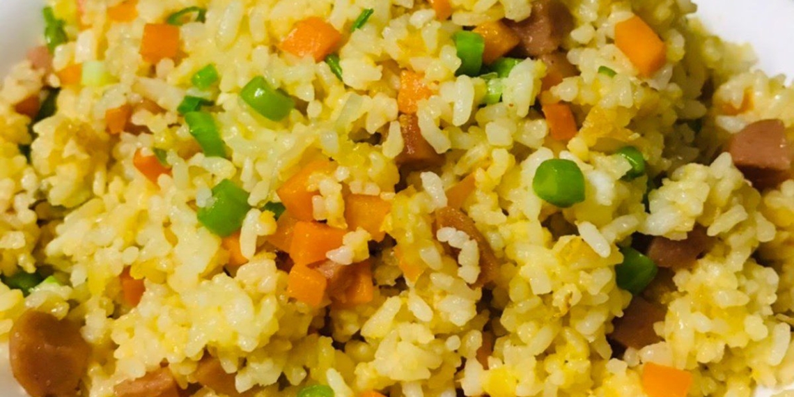 how to make delicious simple sausage fried rice for everyone 09514