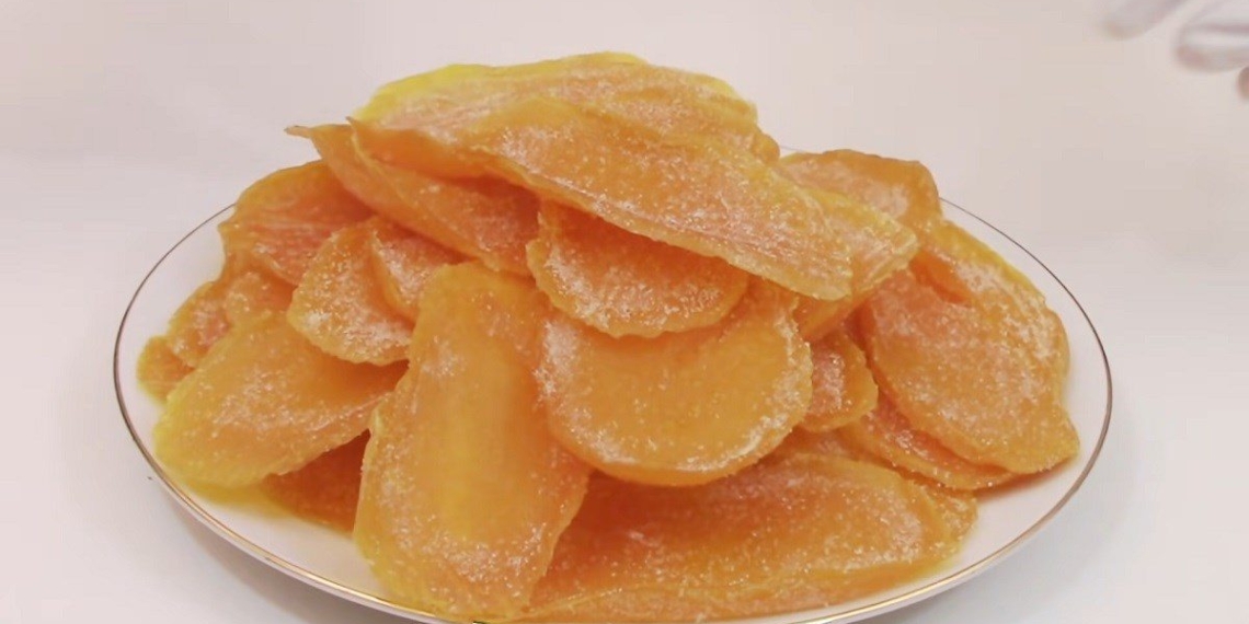 how to make dried mango with sweet grilled oven snack 15239