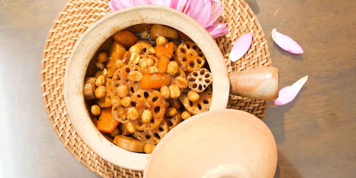 how to make dry lotus root with pepper for rice adding delicious aroma 03207