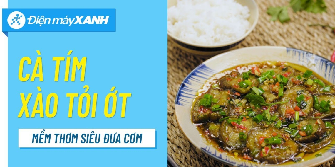 how to make eggplant stir fried with garlic and chili delicious and easy to serve with rice 13961