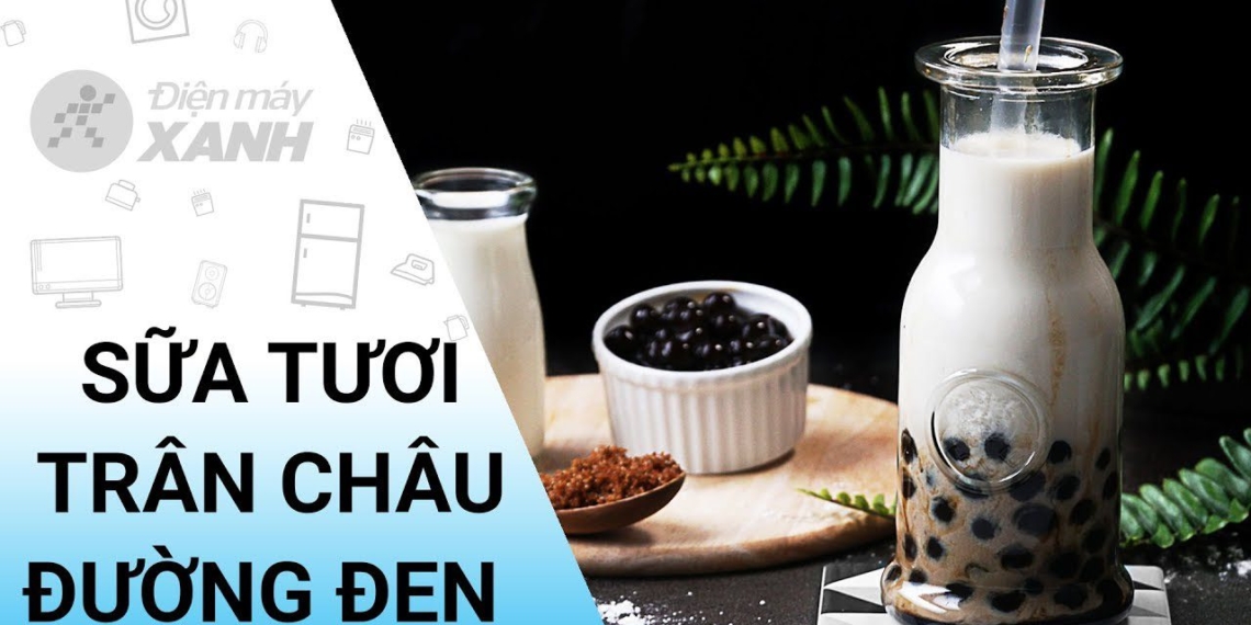 how to make fresh milk with black sugar that is causing a stir across sai gon 00924