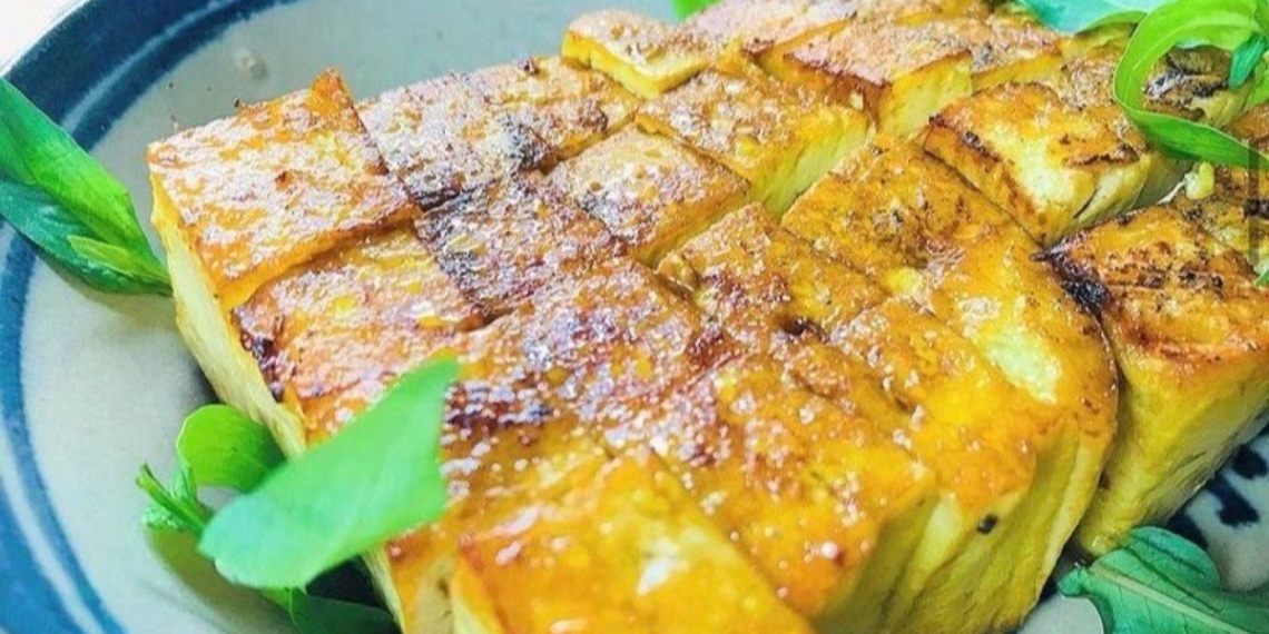 how to make fried tofu with soy sauce delicious golden crispy 13692