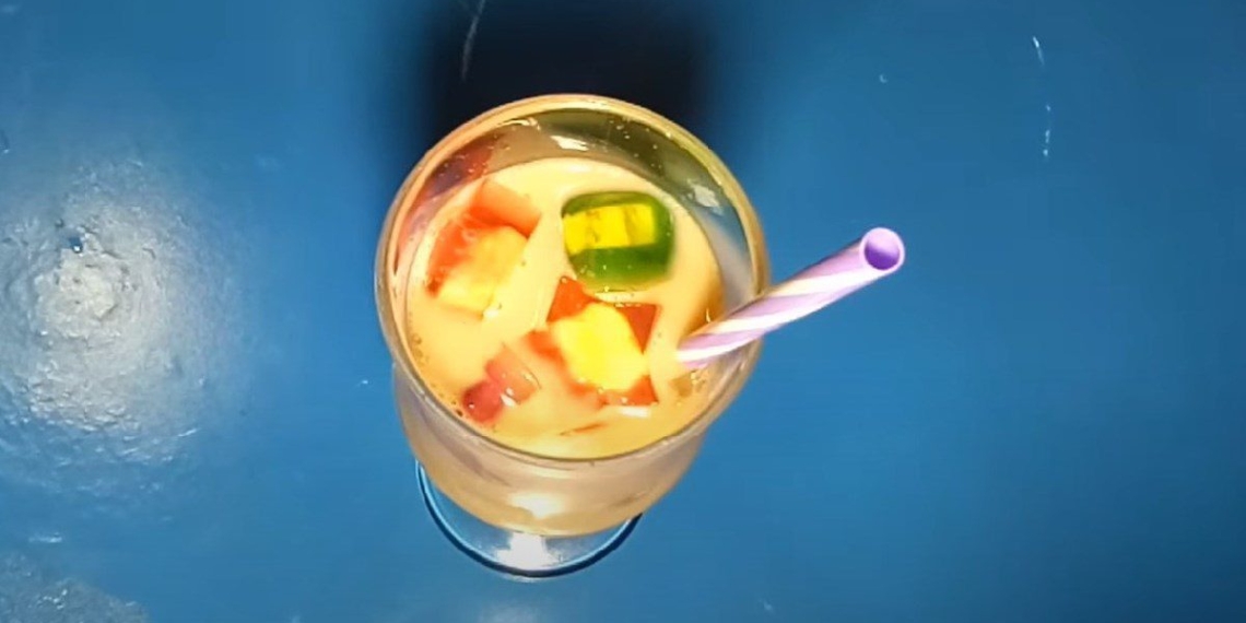 how to make fruit tea with jelly refreshing 13475