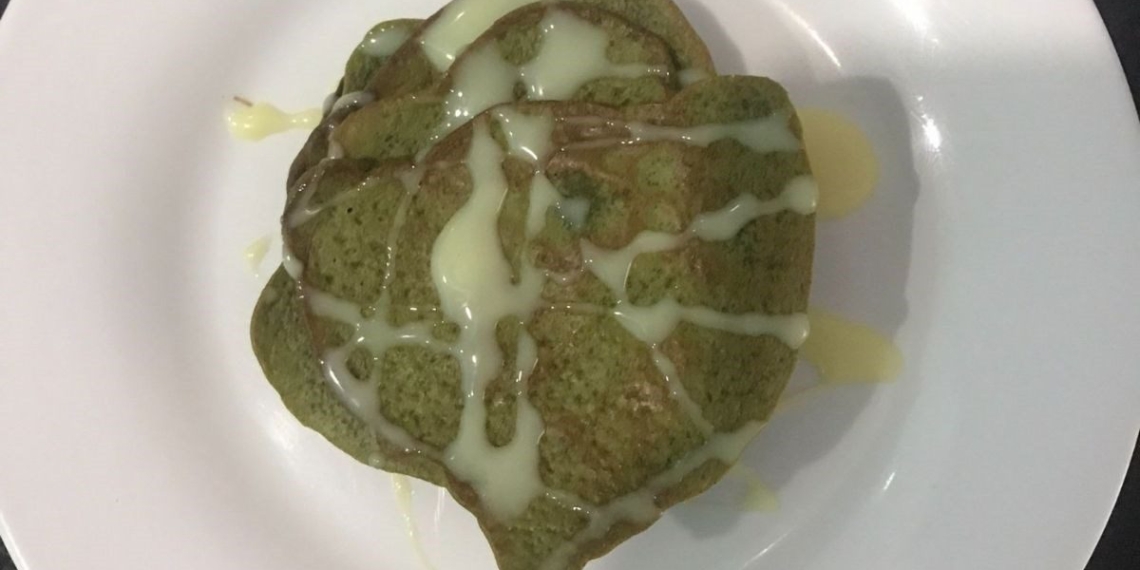 how to make green tea pancakes in a simple pan at home 13957