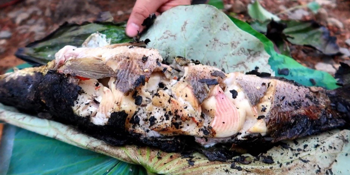 how to make grilled catfish with lotus leaves delicious tender appealing 08819