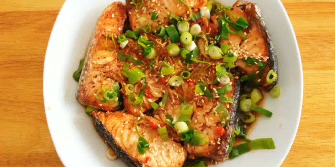 how to make grilled salmon with delicious soft sauce flavor easy to make 14246