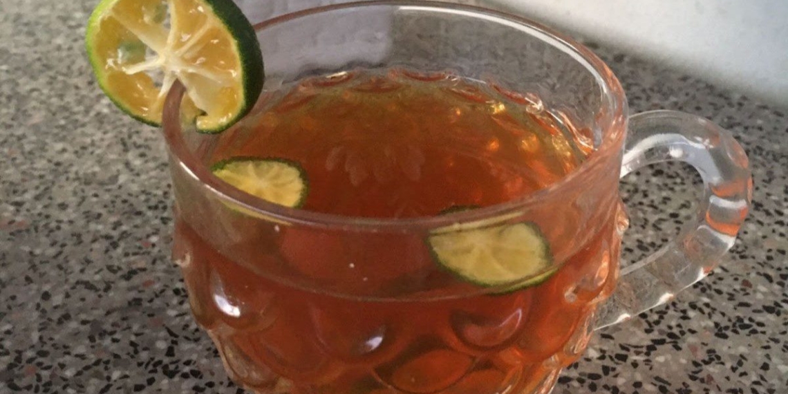 how to make honey lemon tea refreshing delicious cool down day 12643