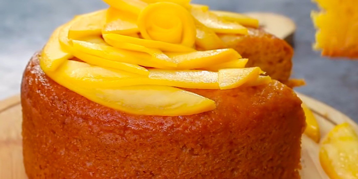 how to make mango sponge cake without baking delicious simple 10636