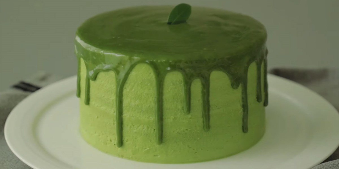 how to make matcha fluffy cake delicious 00027