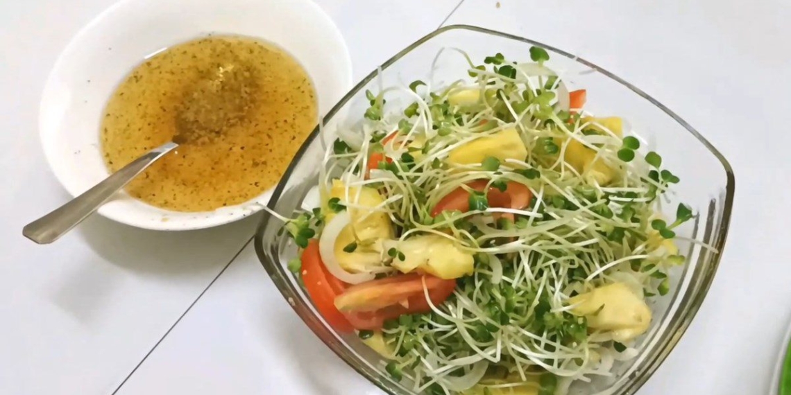 how to make mixed salad with peanut dressing delicious and easy 14604