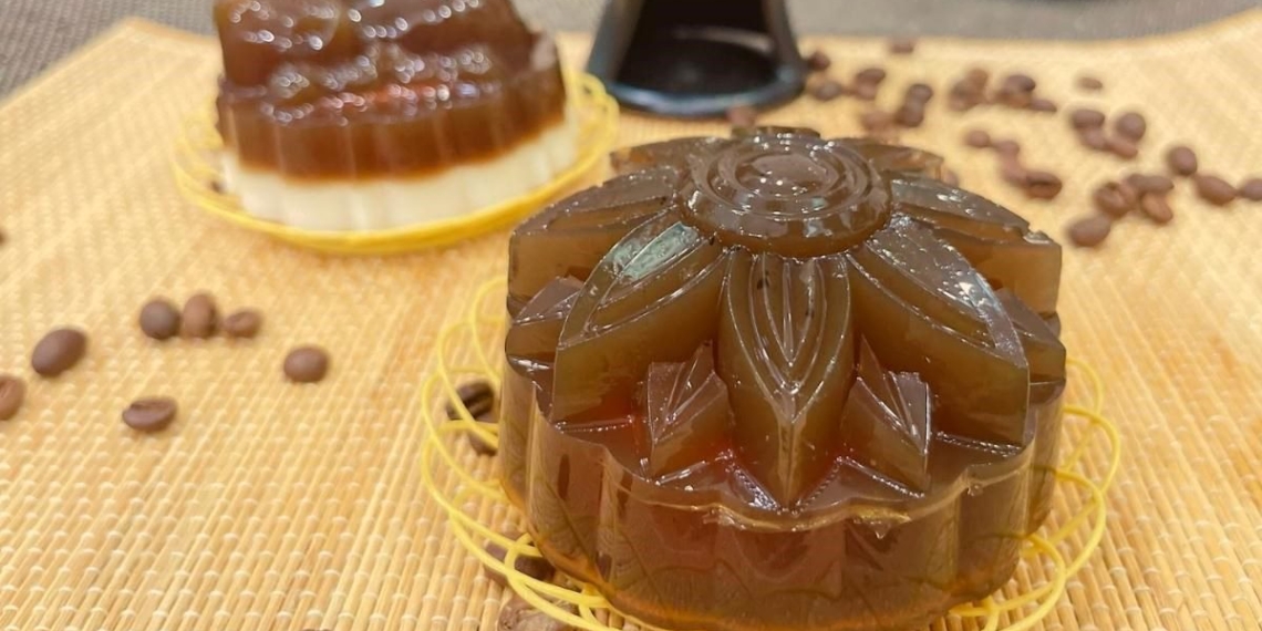 how to make mooncake coffee flan filling ma quen 01076