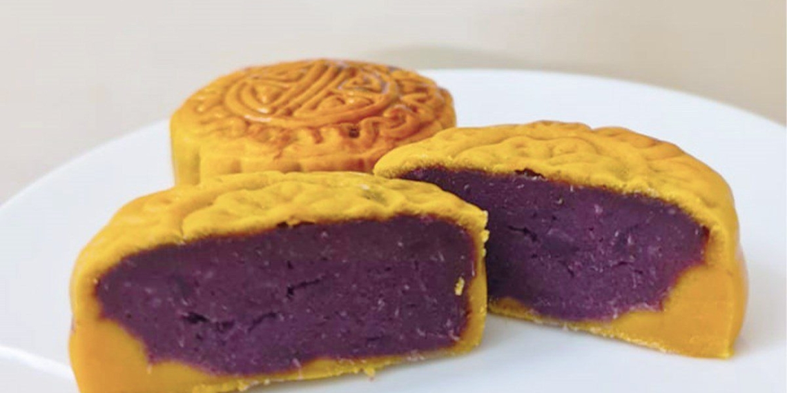 how to make mooncake with purple sweet potato filling super appealing simple 13642